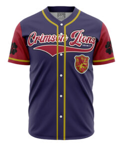 Maillot de baseball Lions Écarlates Black Clover
