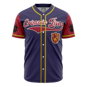 Maillot de baseball Lions Écarlates Black Clover