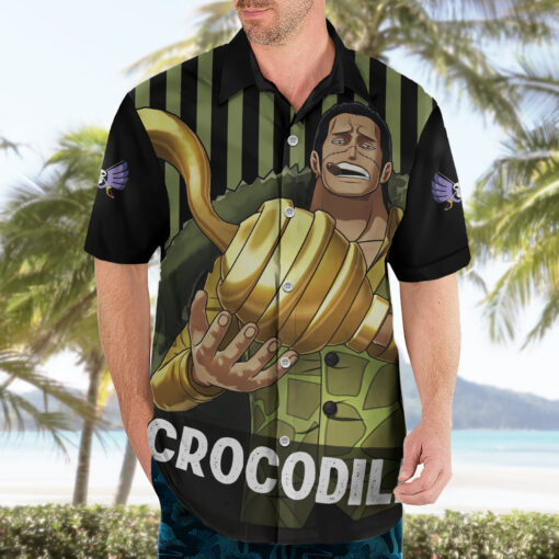 Chemise hawaïenne Crocodile One Piece – Image 3