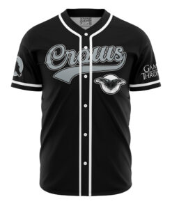 Maillot de baseball Corbeaux Neige Game of Thrones