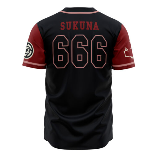 Maillot de baseball Malédictions Sukuna Jujutsu Kaisen – Image 2