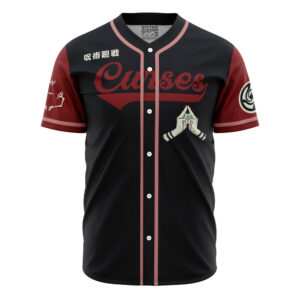 Maillot de baseball Malédictions Sukuna Jujutsu Kaisen