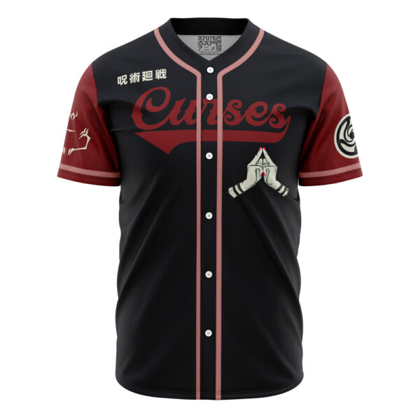 Maillot de baseball Malédictions Sukuna Jujutsu Kaisen