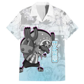 Chemise hawaïenne Chopper mignon One Piece style manga