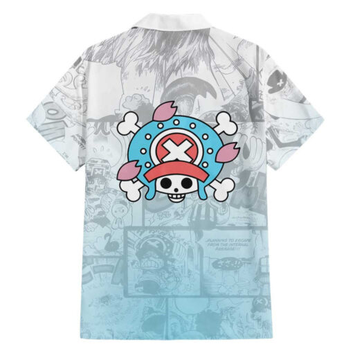 Chemise hawaïenne Chopper mignon One Piece style manga – Image 2