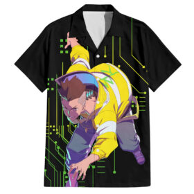 Chemise hawaïenne David Martinez Cyberpunk