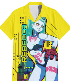 Chemise hawaïenne Rebecca Cyberpunk Edgerunners