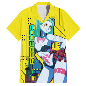 Chemise hawaïenne Rebecca Cyberpunk Edgerunners
