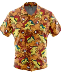 Chemise hawaïenne Cyndaquil Pokémon