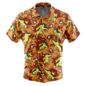 Chemise hawaïenne Cyndaquil Pokémon