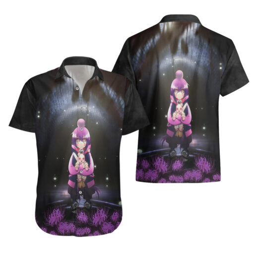 Chemise hawaïenne Yayoi Dark Gathering avec araignées – Image 3