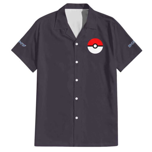 Chemise hawaïenne Pokémon type Ténèbres