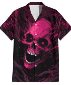 Chemise hawaïenne Crâne "Pas besoin de costume"