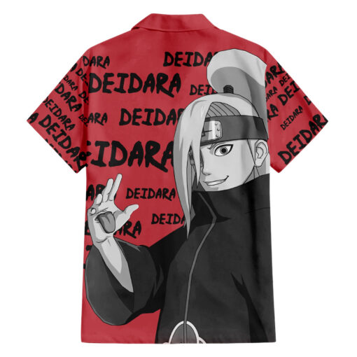 Chemise hawaïenne Deidara – style manga – Image 2