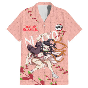 Chemise hawaïenne Nezuko démon – Demon Slayer