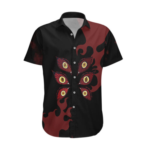 Chemise hawaïenne Kokushibo – Demon Slayer Lune Rouge – Image 2