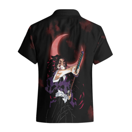 Chemise hawaïenne Kokushibo – Demon Slayer Lune Rouge – Image 3