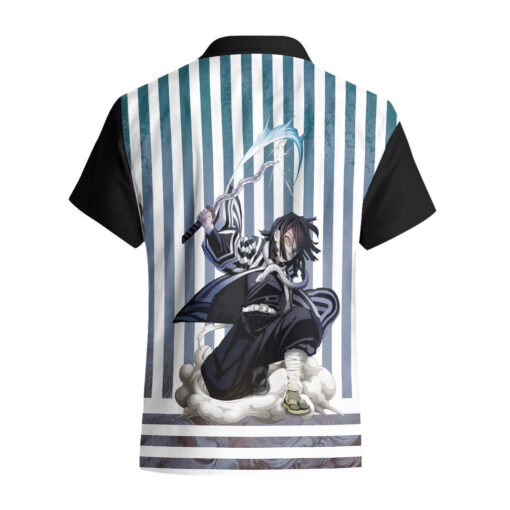 Chemise hawaïenne Obanai Iguro – Demon Slayer Pilier du serpent – Image 3