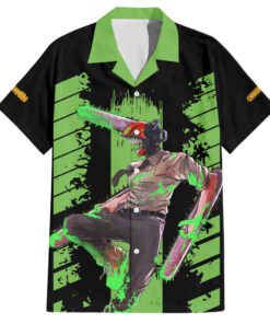 Chemise hawaïenne Denji – Chainsaw Man style cyber