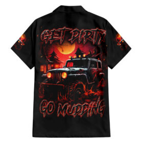 Chemise hawaïenne Jeep boueuse – Get Dirty Go Mudding