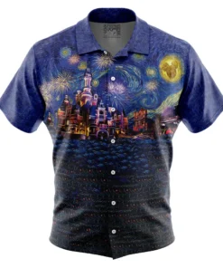 Chemise hawaïenne Nuit étoilée Disneyland