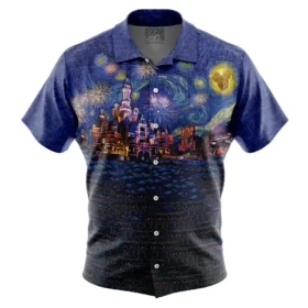 Chemise hawaïenne Nuit étoilée Disneyland