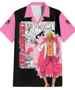 Chemise hawaïenne Doflamingo – One Piece style manga