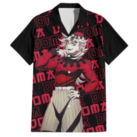 Chemise hawaïenne Dôma – Demon Slayer style motifs japonais