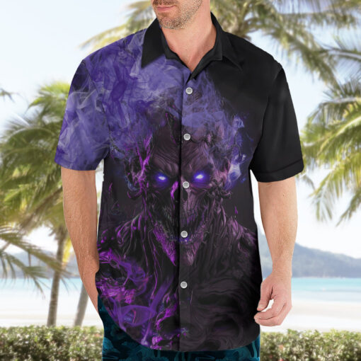 Chemise hawaïenne "Ne réveille pas le monstre en moi" – Image 3