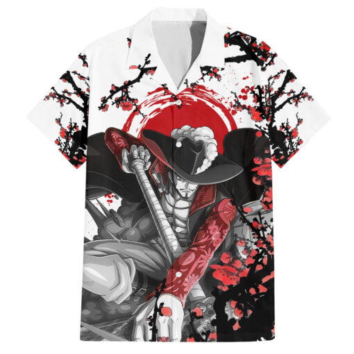 Chemise hawaïenne Dracule Mihawk – style japonais One Piece