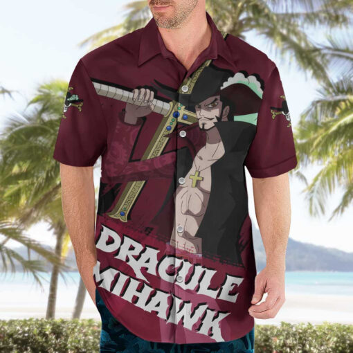 Chemise hawaïenne Dracule Mihawk – One Piece – Image 3