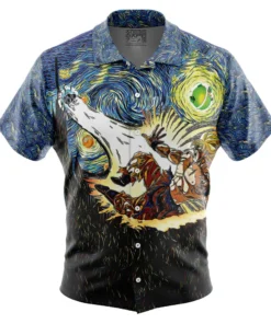 Chemise hawaïenne Dragon Ball Z Nuit étoilée