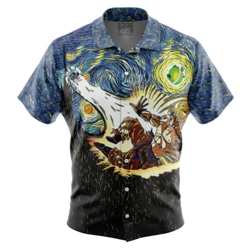 Chemise hawaïenne Dragon Ball Z Nuit étoilée