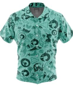 Chemise hawaïenne Type Dragon Pokémon