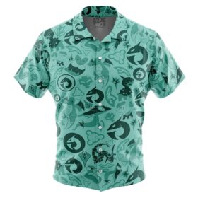 Chemise hawaïenne Type Dragon Pokémon