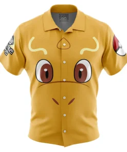 Chemise hawaïenne Visage Dragonite Pokémon
