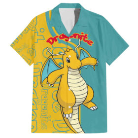 Chemise hawaïenne Dracolosse Pokémon