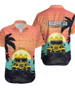 Chemise hawaïenne Jeep 4x4 Chill Rated