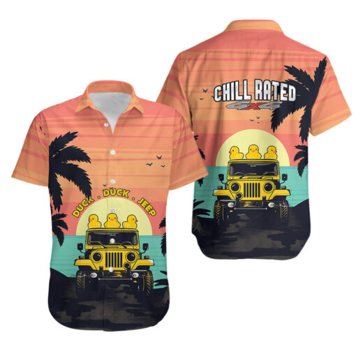 Chemise hawaïenne Jeep 4x4 Chill Rated