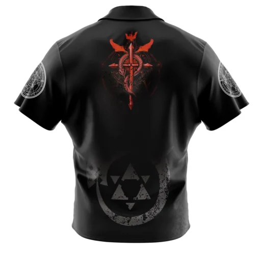 Chemise hawaïenne Edward Elric V2 Fullmetal Alchemist – Image 2