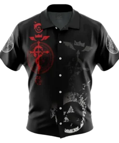 Chemise hawaïenne Edward Elric V2 Fullmetal Alchemist