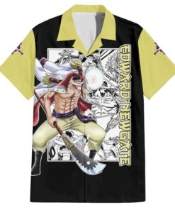Chemise hawaïenne Edward Newgate One Piece style manga