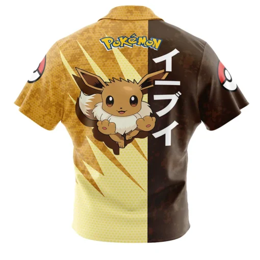 Chemise hawaïenne Attaque Évoli Pokémon – Image 2