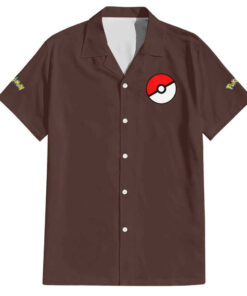Chemise hawaïenne Évolutions Pokémon style japonais