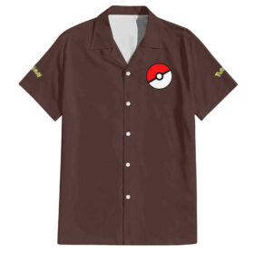 Chemise hawaïenne Évolutions Pokémon style japonais