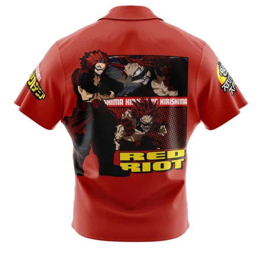 Chemise hawaïenne Eijiro Kirishima (Red Riot) My Hero Academia – Image 2