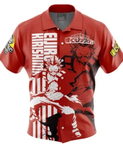 Chemise hawaïenne Eijiro Kirishima (Red Riot) My Hero Academia