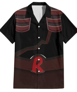 Chemise hawaïenne Red Riot héros Kirishima