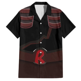 Chemise hawaïenne Red Riot héros Kirishima