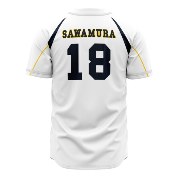 Maillot de baseball Eijun Sawamura Lycée Seidō Ace of Diamond – Image 2